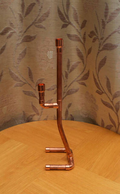 Hand Made Candle Stick Holder - image 1
