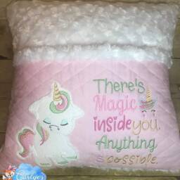 Unicorn Light Fill Applique Design - 5x7 Design Embroidery Digital Design Only Pillow Sketch - thumbnail 4
