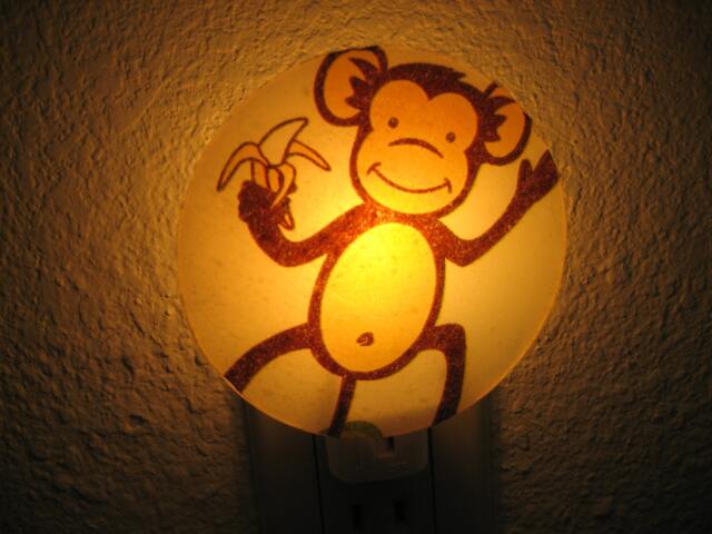 Monkey Nightlight 3 Ideal For Entrance, Hallway, Bedroom, Bathroom - image 1