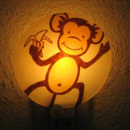 Monkey Nightlight 3 Ideal For Entrance, Hallway, Bedroom, Bathroom - thumbnail 2