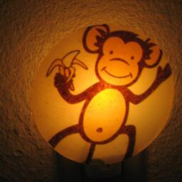 Monkey Nightlight 3 Ideal For Entrance, Hallway, Bedroom, Bathroom - thumbnail 3