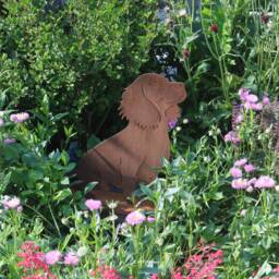 Rusty Metal Working Cocker Spaniel Life Size Dog Gift, Outdoor & Garden Decoration - thumbnail 3