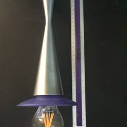 Mid Century Modern Blue Pendant Ceiling Light Fixture - thumbnail 4
