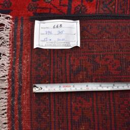 13.0 X 10.0 Ft, Beautiful Handmade Afghan Turkoman Oriental Rug 10X13 Turkmen Khal Mohammadi Area Carpet, Large Rug - thumbnail 4