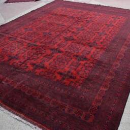 13.0 X 10.0 Ft, Beautiful Handmade Afghan Turkoman Oriental Rug 10X13 Turkmen Khal Mohammadi Area Carpet, Large Rug - thumbnail 3