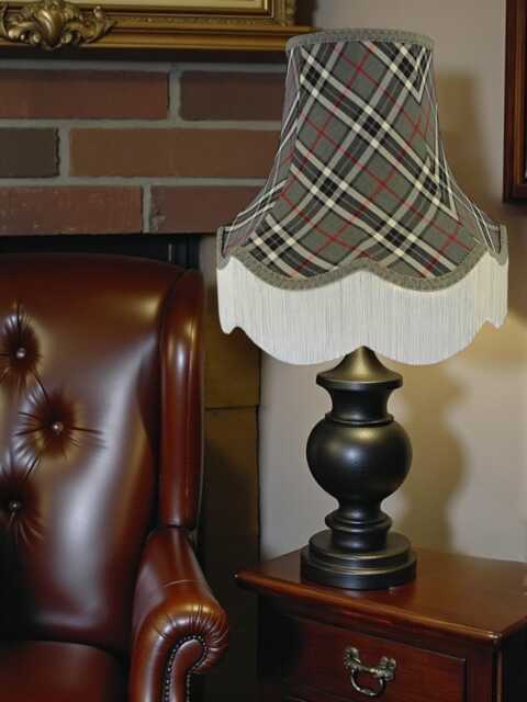 Scottish Tartan Fabric Lampshade Handmade For Ceiling Pendants, Table Lamp Shades, Floor Standard Lamps & Candle Clip Wall Lights - image 1