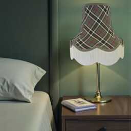 Scottish Tartan Fabric Lampshade Handmade For Ceiling Pendants, Table Lamp Shades, Floor Standard Lamps & Candle Clip Wall Lights - thumbnail 3