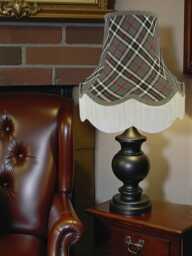 Scottish Tartan Fabric Lampshade Handmade For Ceiling Pendants, Table Lamp Shades, Floor Standard Lamps & Candle Clip Wall Lights - thumbnail 1