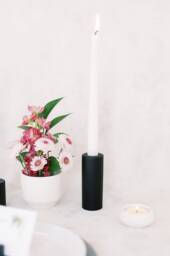 x-Large Minimalist Concrete Taper Candle Holder - thumbnail 1