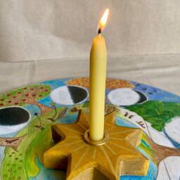 Beeswax Celebration Candles - Sustainably Harvested, Fits Grimm's Rings - thumbnail 2