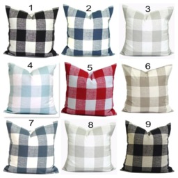 "Black Pillow Cover Sale, Lumbar Cover, Farmhouse For A 12x16"" Or 12x18" - thumbnail 3