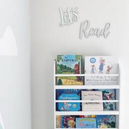 Read Me Sign, Name Plaque, Stay Wild, Large Wall Lettering, Nursery Decor, Book Corner, Wild One - thumbnail 3
