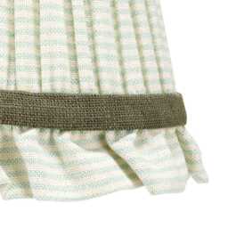 Green Striped Lampshade With Frill - thumbnail 3