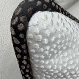 Blean Ivory Cushion Cover Brown Piping Textured Designer Ashley Wilde Fabric Luxury Piped Pillow Case Living Room Or Bedroom Decor - thumbnail 2