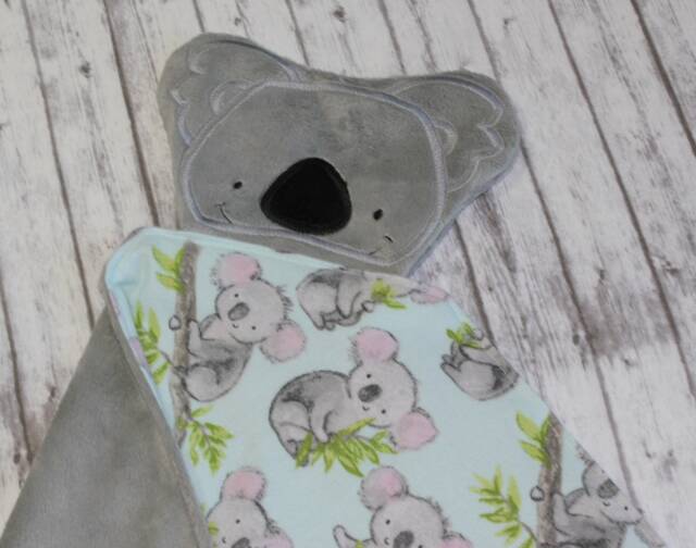 Koala Lovey, Baby Blanket, Personalized Cuddle Security New Gift - image 1