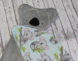 Koala Lovey, Baby Blanket, Personalized Cuddle Security New Gift - thumbnail 1