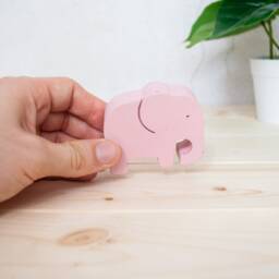 Handmade Concrete Safari Animal Figures Nursery Shelf Decor - thumbnail 4