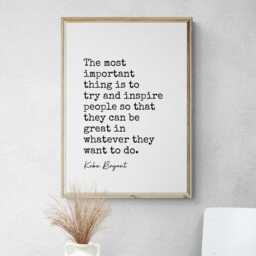 Basketball Quote Typewriter Prints, Sport Lover Gift Set Of 6 Prints - thumbnail 2