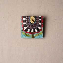 Handmade Ceramic & Mosaic Wall Art Cropped Blossom in Blue Sky