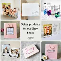 Personalised Acrylic First Day Of School Photo Block Grandparent Gift - thumbnail 4