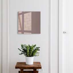 Ash Brown Key Cabinet For Home, Pink Industrial Box, Minimalist Backgrounds & Patterns - thumbnail 1