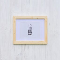 A3 Picture Frame - Natural Handmade Free Standing Modern Photo Wooden With Mount Option - thumbnail 3