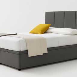 Plush Velvet Ottoman Bed Frame - 54 - thumbnail 2