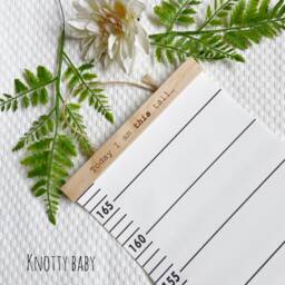 Children Height Ruler, Canvas Wall Hanging, Nordic Kids, Growth Chart, Decor, Measurement Height Chart, Today I'm This Tall - thumbnail 2
