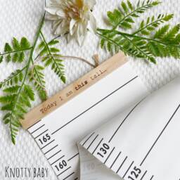 Children Height Ruler, Canvas Wall Hanging, Nordic Kids, Growth Chart, Decor, Measurement Height Chart, Today I'm This Tall - thumbnail 1