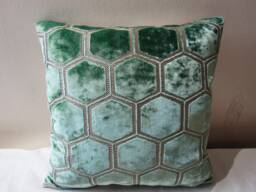 Designers Guild Fabric Manipur Pale Jade Cushion Cover/Pillow Cover - thumbnail 1
