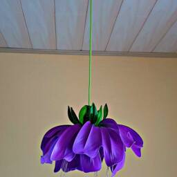 Chandelier Flower Pivoine Light Pendant Sculpture Lamp Shade Art Craft Soft Light - thumbnail 3