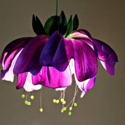 Chandelier Flower Pivoine Light Pendant Sculpture Lamp Shade Art Craft Soft Light - thumbnail 2