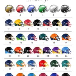 Personalized Football Graduation Print American Footballer Illustration - Digital Jpg File - thumbnail 3