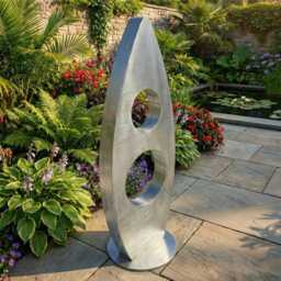 Metal Sculpture Indoor Or Outdoor Handcrafted Luxury Modern Art - thumbnail 2
