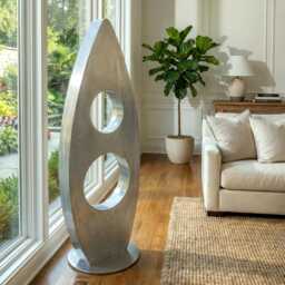 Metal Sculpture Indoor Or Outdoor Handcrafted Luxury Modern Art - thumbnail 1