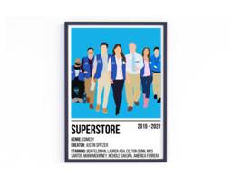 Superstore Tv Show Poster - Cloud 9 Amy Jonah - thumbnail 1