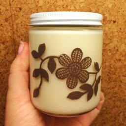 Chai Spice - Vanilla, Cinnamon, Ginger Soy Candle All Natural in Glass Container - thumbnail 1