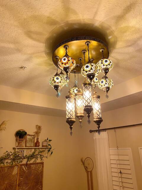 Chandelier Lamp, Turkey Moroccan Light, Moroccan Lighting, Turkish Light, Moroccan Lamp, Moroccan Pendant, Moroccan Lantern - image 1