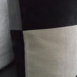 Block Print.stripe Pillow Cover.slipcovers.modern.farmhouse.gift For Him.gift Her.home Decor.black.gray.natural/Beige - thumbnail 3