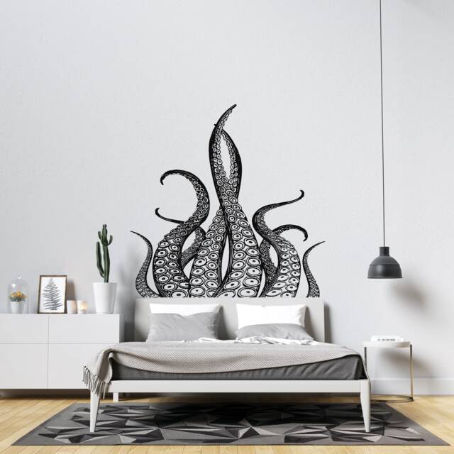 Octopus Tentacles Wall Decal Removable Vinyl Art 2063 - image 1