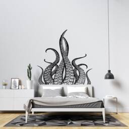 Octopus Tentacles Wall Decal Removable Vinyl Art 2063 - thumbnail 1