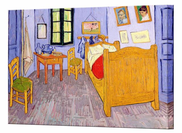 Vincent Van Gogh's Bedroom, Ready To Hang Canvas Art, Wall Art Print Decor - image 1