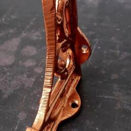 Copper Shelf Brackets, Heavy Duty Iron Wall Victorian Scroll Brackets - thumbnail 3