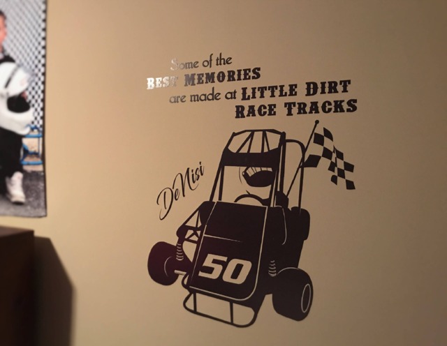 Personalized Quarter Midget Wall Decal - image 1