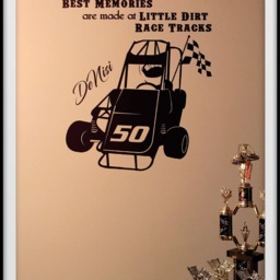 Personalized Quarter Midget Wall Decal - thumbnail 2