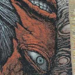 Berserk Griffith Woven Tapestry Blanket - Handmade Eclipse Anime Throw, Cotton Manga Wall Art - thumbnail 3