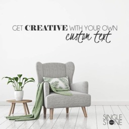 Custom Wall Decal Quote Personalized Home Decor