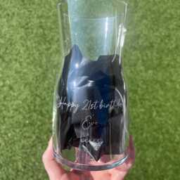 Personalised Engraved Glass Vase Teacher, Anniversary, Christmas, Retirement, Birthday, Thank You Gift - thumbnail 2