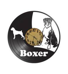 Free Shipping Boxer Dog Pet Themed Vinyl Album Record Clock Made in The > Usa
