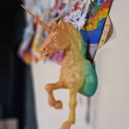 Unicorn Wall Mount - Fantasy Home Decor 3D Printed - thumbnail 3